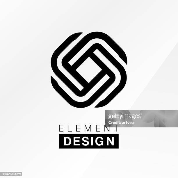 illustrations, cliparts, dessins animés et icônes de conception d’élément - logo corporate