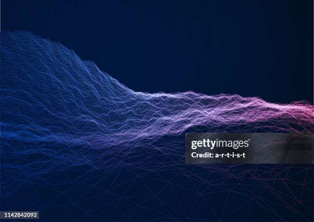 abstract background with 3d mesh grid - wire mesh stock illustrations