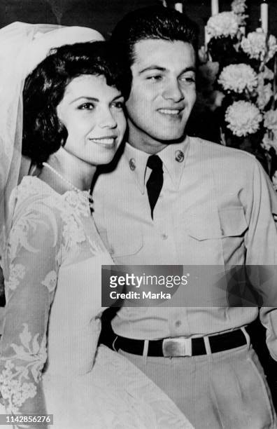 Nancy Sinatra. Tommy Sands. Wedding. 1960.