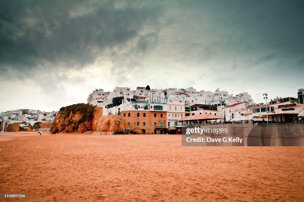 Beach Town in Winter