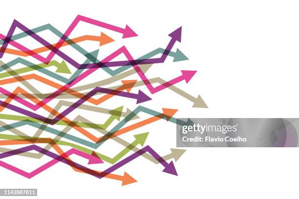 Arrows Changing Path Chaos Of Arrows Photos and Premium High Res Pictures - Getty Images