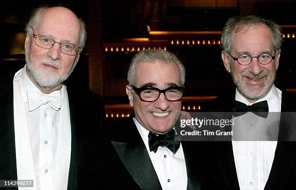 John Williams, Martin Scorsese and Steven Spielberg