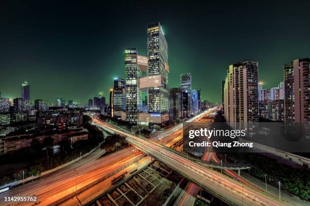 tencent building in shenzhen, china - shenzhen stock pictures, royalty-free photos & images