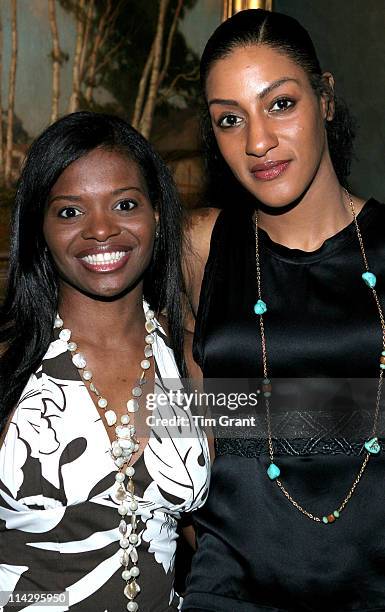 Lachanze and Sarah Jones during The National Arts Club Honors Lachanze and Tony Winner Sarah Jones at The National Arts Club in New York, New York,...