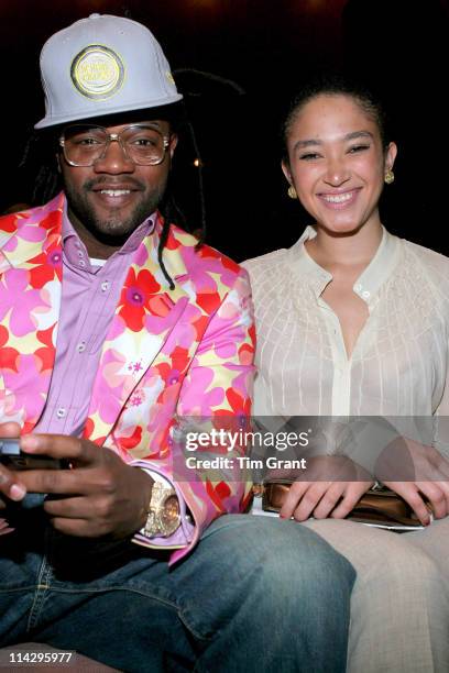 Coltrane Curtis and Naima Mora during Fourth Annual ThinkQuest NYC Teams Awards and Recognition Event at The Hammerstein Ballroom in New York, New...