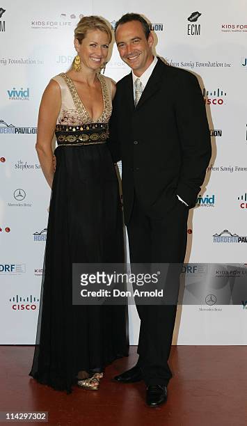 Karina Brown and Lochie Daddo during 4th Annual Kids for Life Charity Ball - Red Carpet at Hordern Pavilion in Sydney, NSW, Australia.