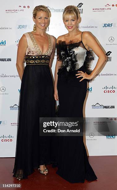 Karina Brown and Sophie Faulkiner during 4th Annual Kids for Life Charity Ball - Red Carpet at Hordern Pavilion in Sydney, NSW, Australia.