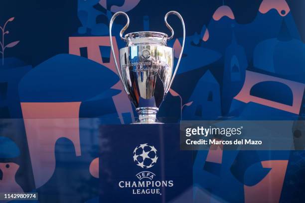 Champions League trophy arrived to the city ahead of the final match between Liverpool and Tottenham, that will take place in Wanda Metropolitano...