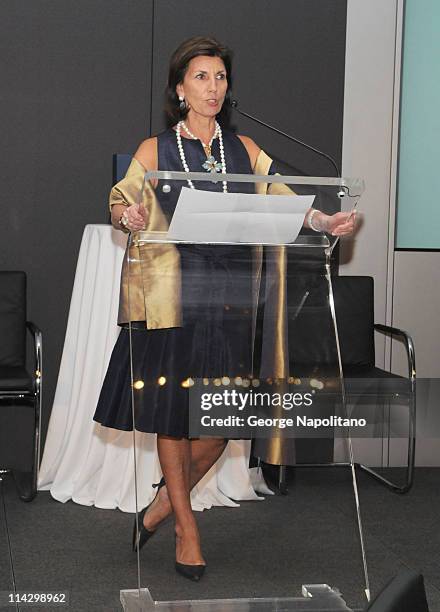 Town & Country Editor -in-Chief Pamela Fiori attends the Women Who Make a Difference Awards hosted by Longines and Town & Country at Hearst Tower on...