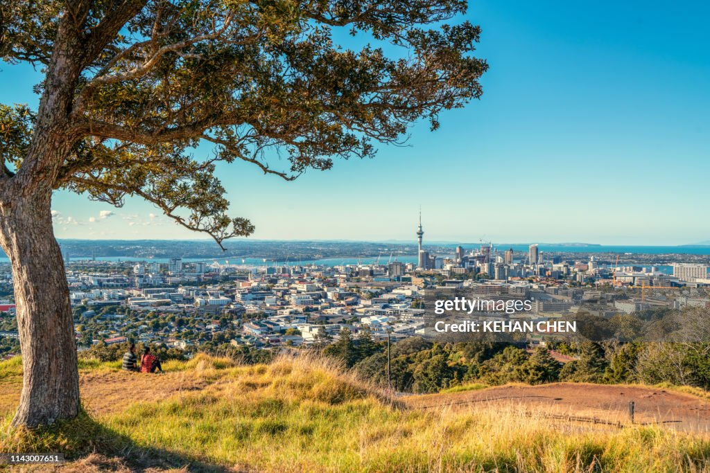 New Zealand, North Island, Mount Eden, Auckland, cityscape