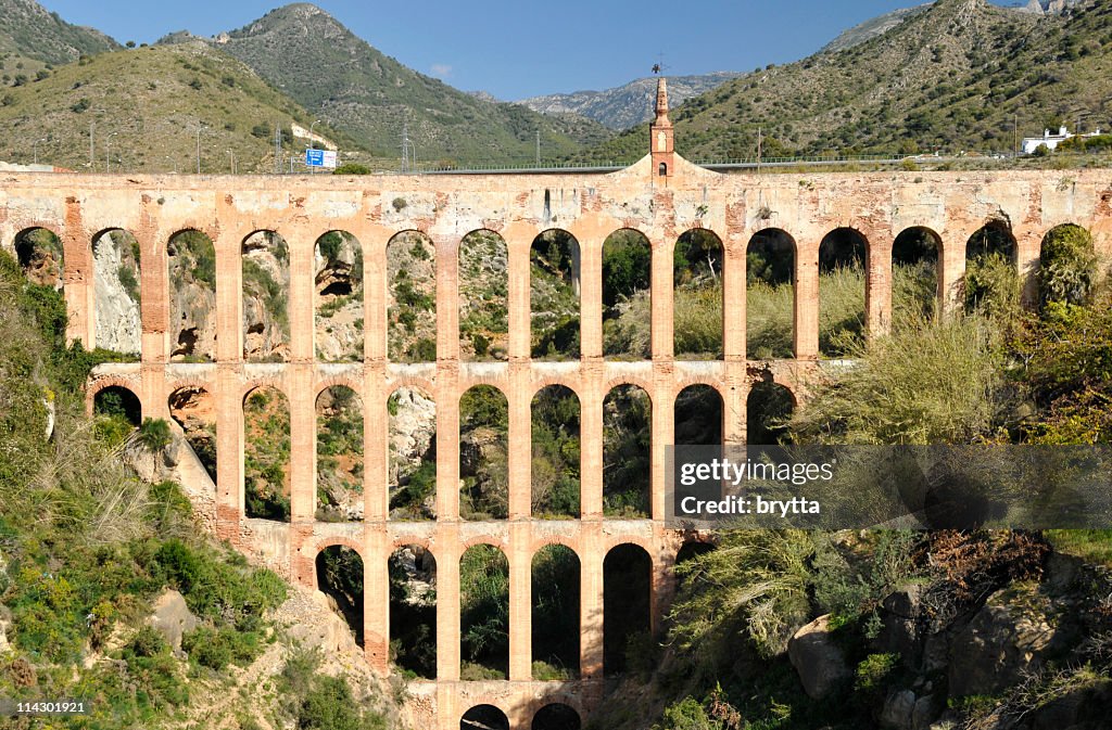Aquaduct in Nerja,Andalucia,Spain