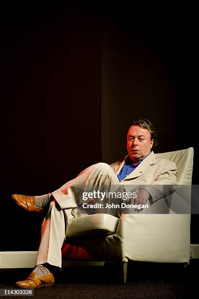 Christopher Hitchens poses during a portrait session on May 22, 2010 in Australia.