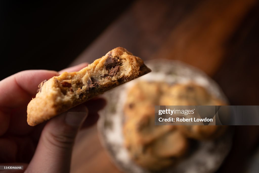 Hand holding Bite Cookie