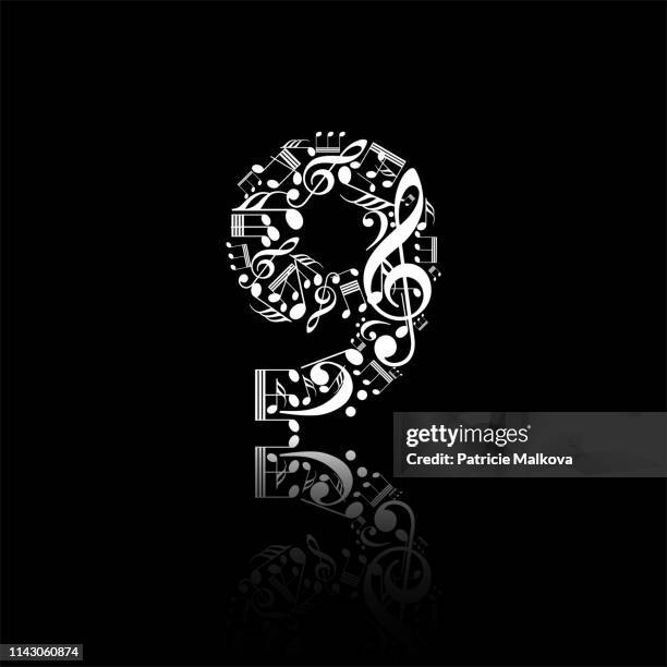 vector-number-9-made-from-