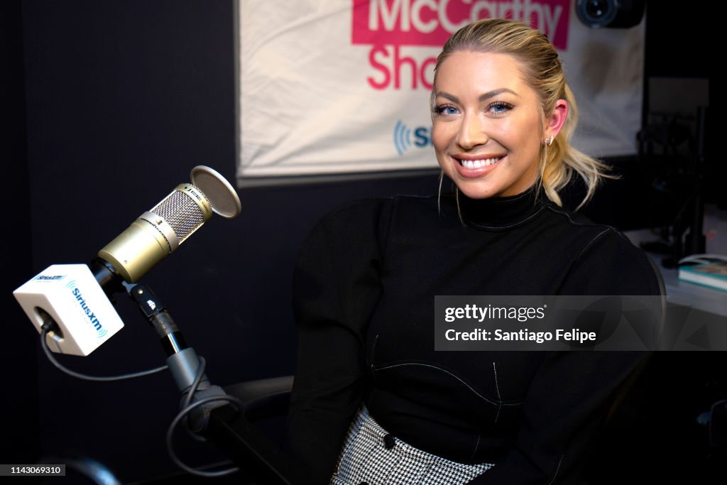 Studio Stassi Stassi Schroeder visits at SiriusXM Studios on April 16, 2019 in New ...