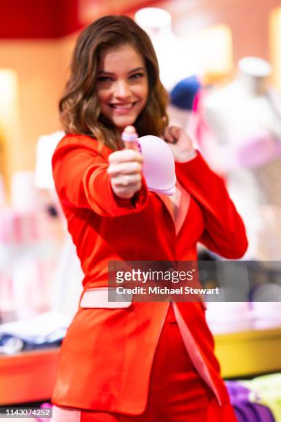 Angel Barbara Palvin launches New Incredible By Victoria's Secret Collection at Victoria’s Secret 5th Avenue Store on April 16, 2019 in New York City.