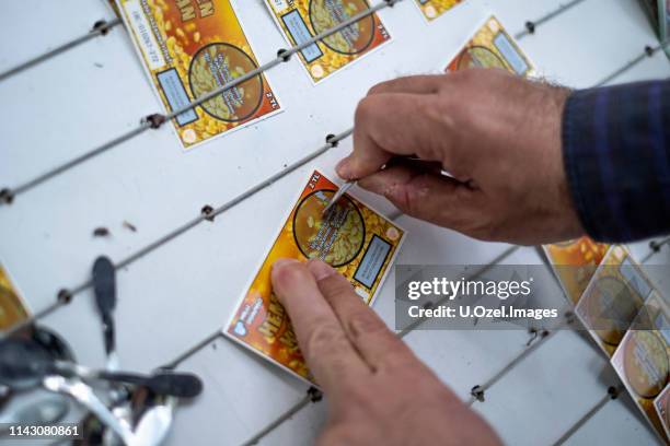 turkish national lottery tickets - scratch card stock pictures, royalty-free photos & images