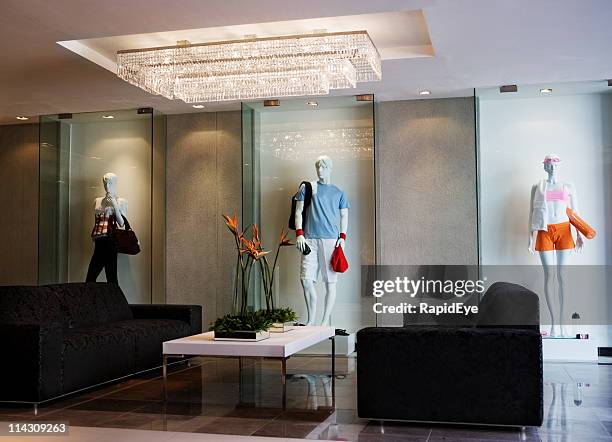 fashion display - sports clothing retail stock pictures, royalty-free photos & images