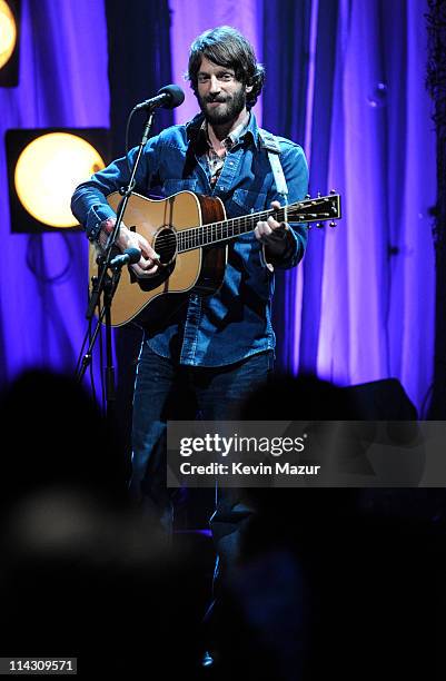 Ray Lamontagne performs during "VH1 Storytellers: Ray Lamontagne" at Metropolis Studios on May 12, 2011 in New York City. "VH1 Storytellers: Ray...