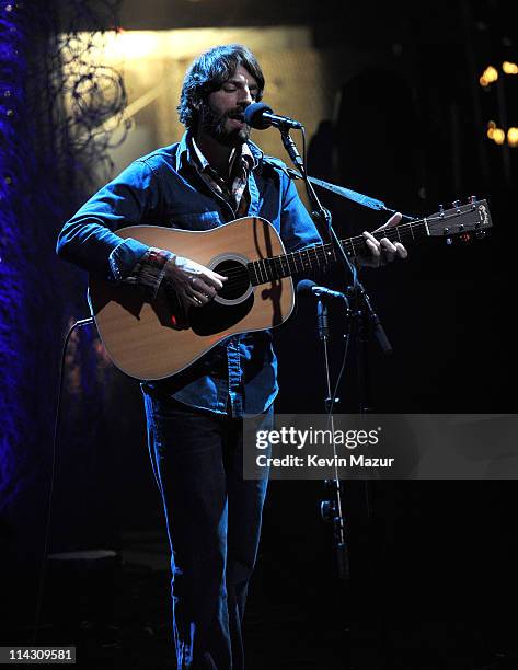 Ray Lamontagne performs during "VH1 Storytellers: Ray Lamontagne" at Metropolis Studios on May 12, 2011 in New York City. "VH1 Storytellers: Ray...