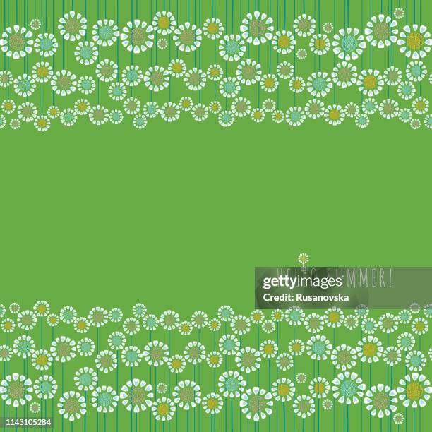 hallo sommer! - hello summer englischer satz stock-grafiken, -clipart, -cartoons und -symbole