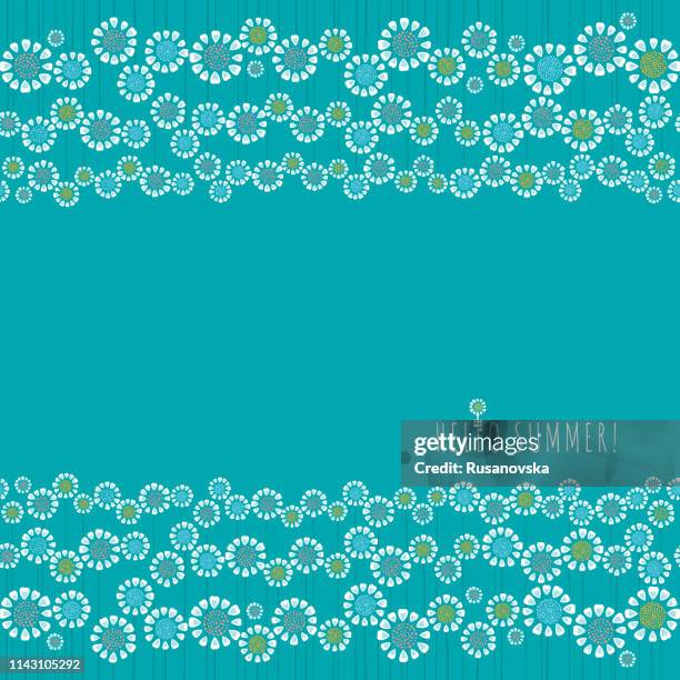 hallo sommer! - hello summer englischer satz stock-grafiken, -clipart, -cartoons und -symbole