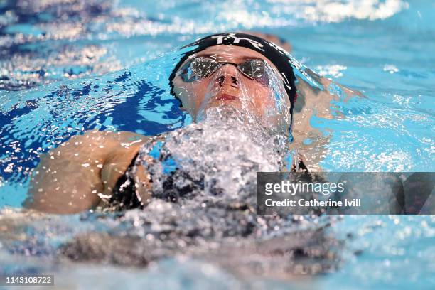 Aimee Willmott competes in the Women's 400m IM final during Day One of the British Swimming Championships at Tollcross International Swimming Centre...