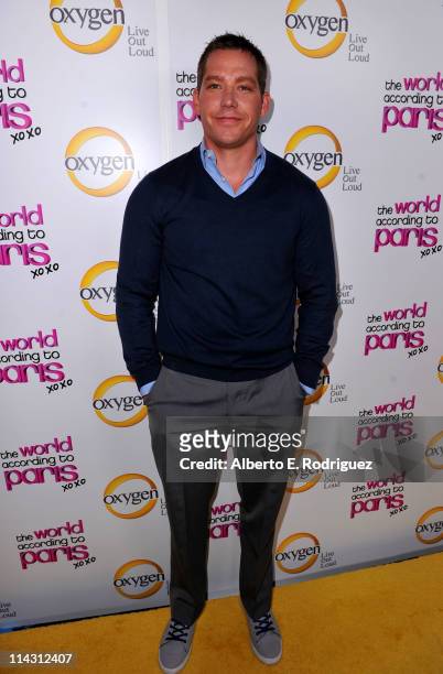 Cy Waits arrives at premiere of Oxygen's New Docu-Series "The World According To Paris" at Tropicana Bar at The Hollywood Roosevelt on May 17, 2011...