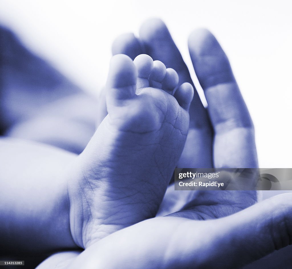 Tiny baby foot