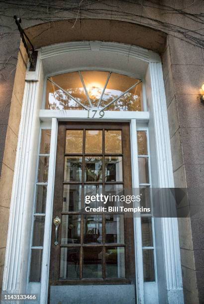 October 2016]: The home of the Marx Brothers at 179 East 93rd Street. They lived here from 1895 until 1909. This is front entrance. Photographed...