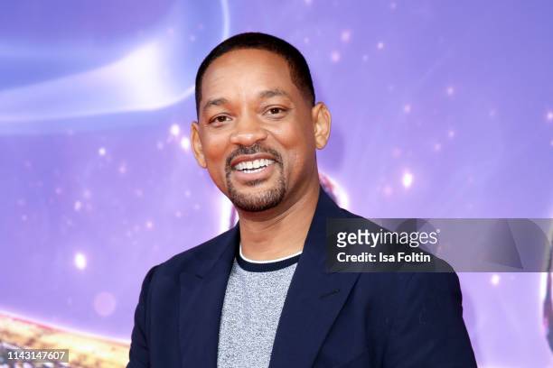 Actor and singer Will Smith attends the movie premiere of "Aladdin" at UCI Luxe Mercedes Platz on May 11, 2019 in Berlin, Germany.