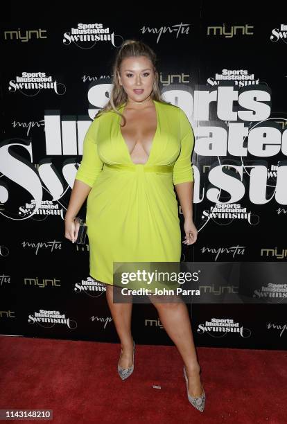 Hunter McGrady attends the Sports Illustrated Swimsuit Celebrates 2019 Issue Launch at Myn-Tu on May 11, 2019 in Miami, Florida.