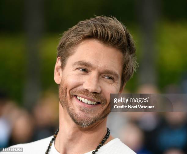 Chad Michael Murray visits "Extra" at Universal Studios Hollywood on April 16, 2019 in Universal City, California.