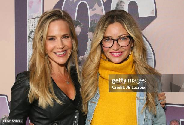 Julie Benz and Rebecca Gayheart attend Rooftop Cinema Club hosts 20th anniversary and cast reunion of 1999 Cult Classic "Jawbreaker" at LEVEL on May...