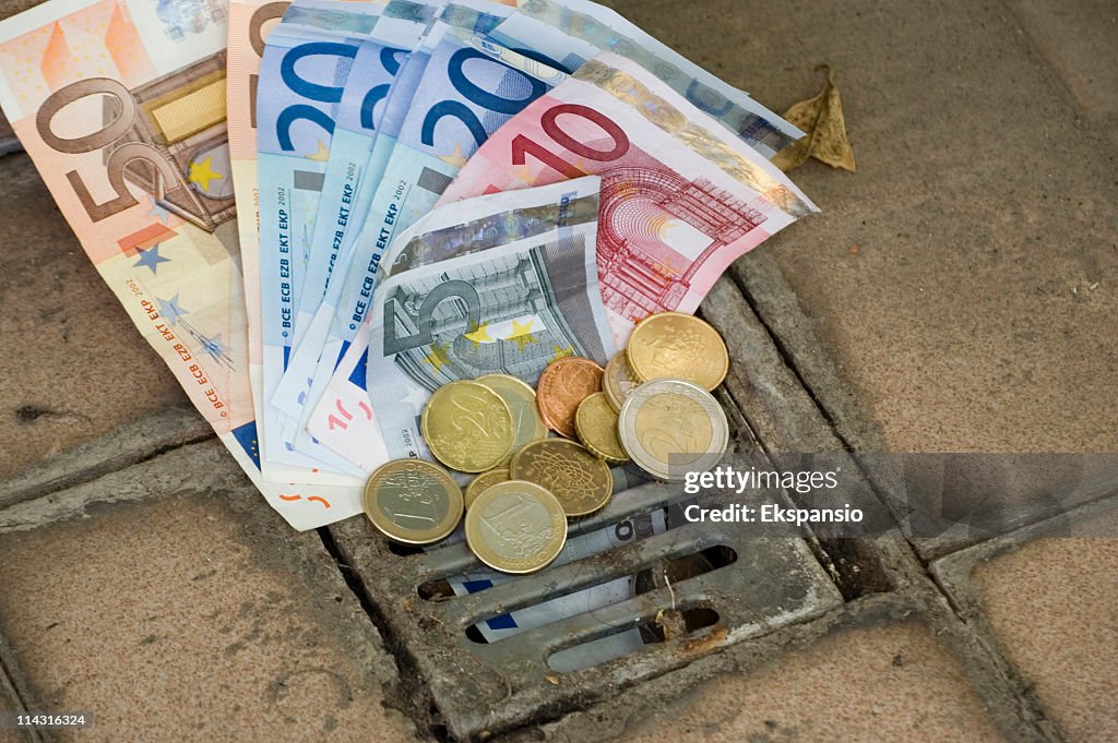 Euros down the drain