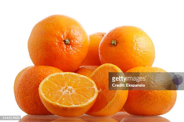 satsumas - tangerine stock pictures, royalty-free photos & images