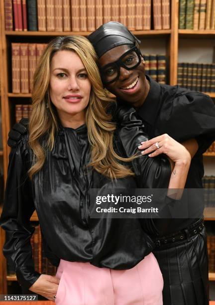 Susan Holmes McKagan and Miss J Alexander attend Susan Holmes McKagan launch of her new novel at The Strand with Miss J Alexander on April 16, 2019...