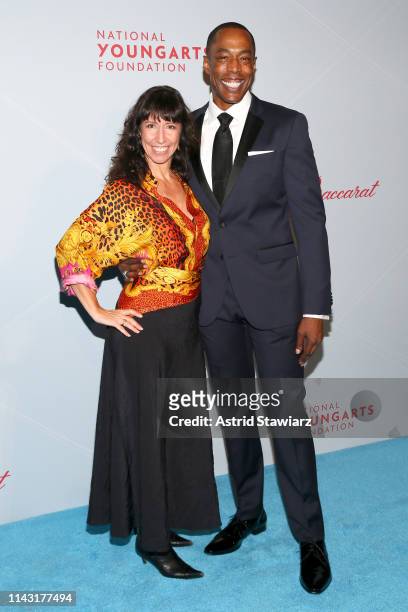Lisa Leone and Michael McElroy attend the YoungArts New York Gala at the Metropolitan Museum on April 16, 2019 in New York City.