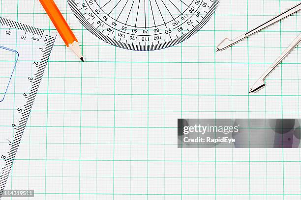 Protractor Ruler Border 246 Maths Protractor Stock Photos, High-Res Pictures, and Images ...