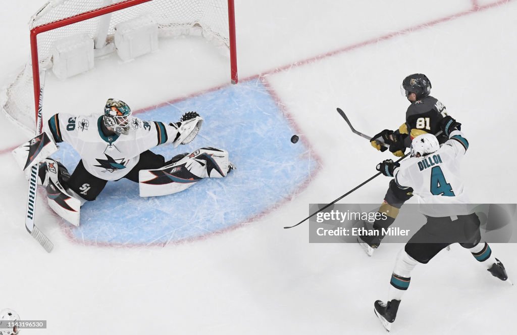 San Jose Sharks v Vegas Golden Knights - Game Four