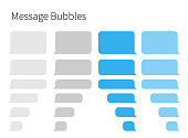 Text Messaging. Smartphone, realistic vector  illustration