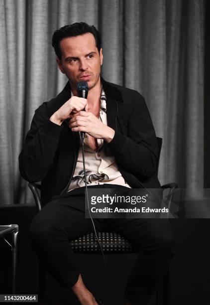 Actor Andrew Scott attends the SAG-AFTRA Foundation Conversations with "Fleabag" event at the SAG-AFTRA Foundation Screening Room on April 16, 2019...