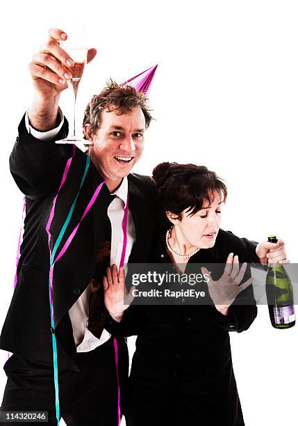 office party harassment - christmas angry stock pictures, royalty-free photos & images