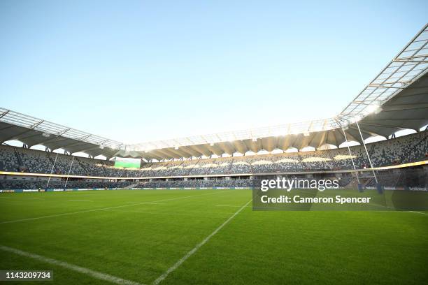 General view of Bankwest Stadium ahead of a Parramatta Eels NRL training and media session at Bankwest Stadium on April 17, 2019 in Sydney, Australia.