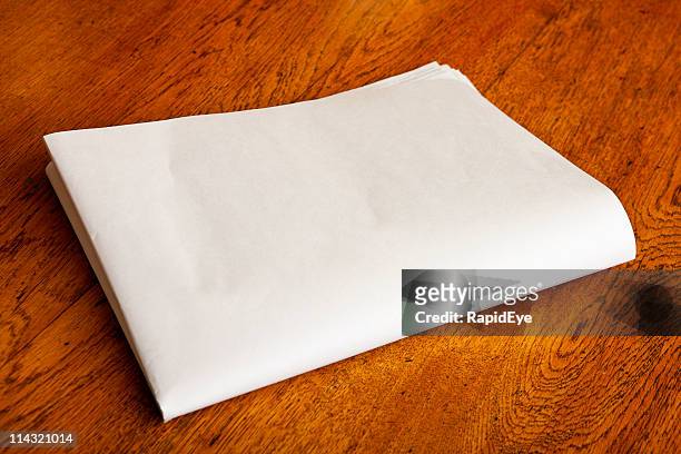 blank newspaper - blank newspaper stock pictures, royalty-free photos & images