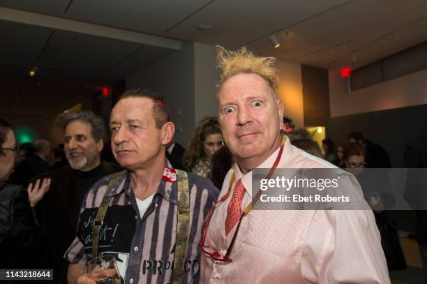 John Lydon attends the opening of an exhibit called 'Too Fast to Live, Too Young to Die: Punk Graphics, 1976-1986' at the Museum of Arts and Design...