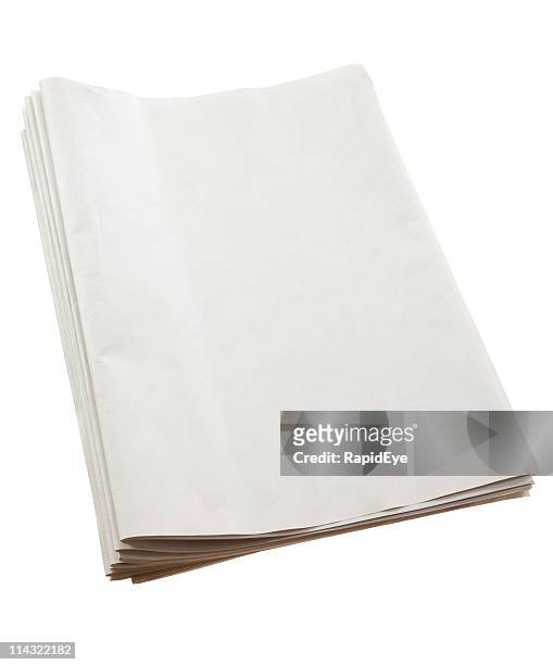 blank newspaper pile - newspaper stack stock pictures, royalty-free photos & images