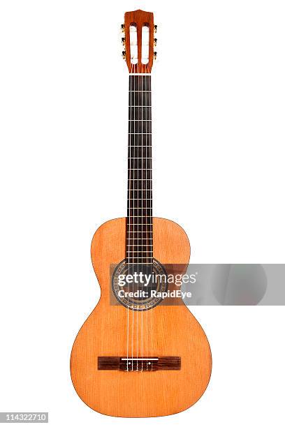 classical guitar - guitar isolated stock pictures, royalty-free photos & images