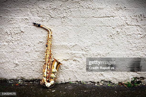 alto saxophone - big band stock pictures, royalty-free photos & images