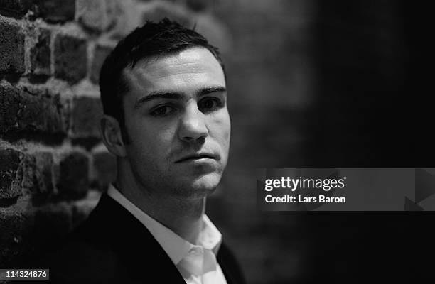 Matthew Macklin of Ireland poses after the Felix Sturm v Matthew Macklin press conference at Hotel Im Wasserturm on May 18, 2011 in Cologne, Germany....